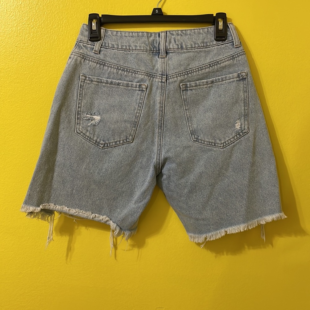 Denim Ripped Shorts - Picture 2 of 3